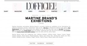 L'OFFICIEL Italia, Editorial by Martine Brand