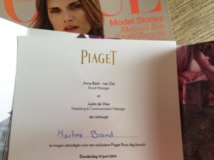 Martine Brand, Piaget