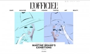 L'OFFICIEL Italia, Editorial by Martine Brand