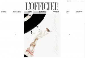 L'OFFICIEL Italia, Editorial by Martine Brand