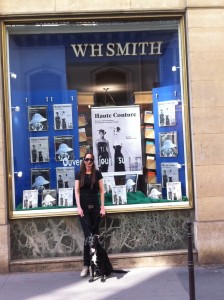 Martine Brand, W.H. Smith window in Paris