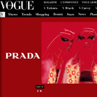 Martine Brand on Vogue Italia website, Editorial