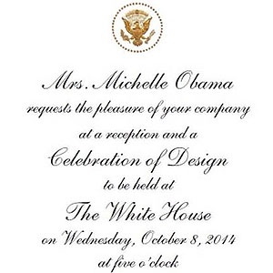 Private Invitation from Michelle Obama at the White House