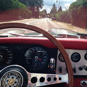 A ride in a superb vintage Jaguar