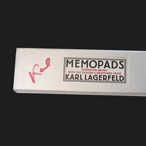 Personal invitation from the greatest Karl Lagerfeld