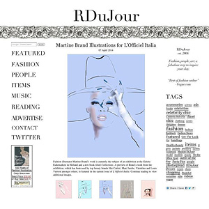 RDuJour, L'Officiel Italia by Martine Brand